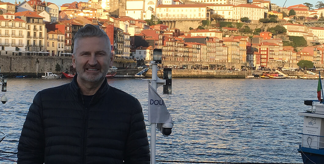 Maurice delivering training in Porto, Portugal